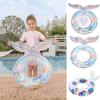 Надувной круг для плавания Rooxin, детский и взрослый круг для плавания, поплавок для бассейна, детский круг для плавания, пляжное игровое оборудование для воды