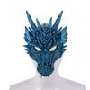 4D Dragon Mask Half Face Mask ,Halloween Costume Party Cosplay Party Decoration