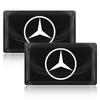 2/5/10Pcs 2025 Fashion New Car Logo Emblem 3D Stickers Carbon Fiber Steering Wheel For Mercedes Benz B R G Class GLK GLA C200 E200 C200L S400