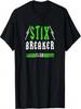 Футболка с графикой 'Stix Breaker Club' для Pound Fitness с палочками