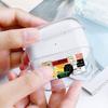 Чехол для AirPods Pro2 Стильный Милый Чехол для AirPods Pro 2-го поколения Корейская Смешная Наклейка Тип Этикетки Логотип Смешной Прозрачный Популярный Стильный Милый ТПУ AirPods Pro