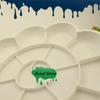 4 Size Plastic Palette Art Alternatives Paint Tray Artist Watercolor Supplies for Acrylic Oil Propylene Gouache Craft DIY