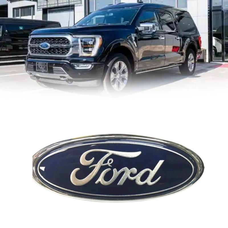 Ford Oval Grille Badge Car Emblem Sticker With Abs Material Front Rear Mark