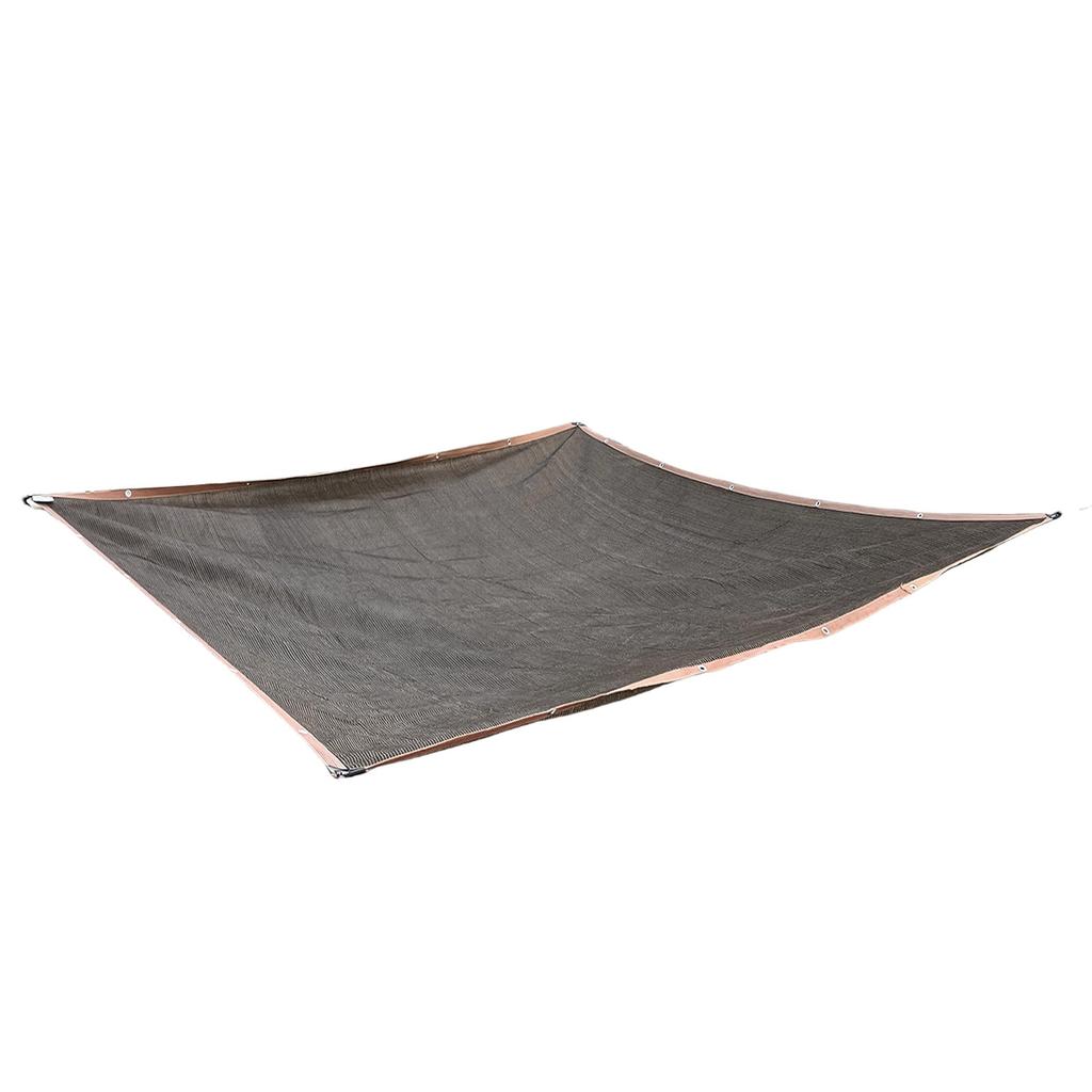 Sun Shade Cloth Polyethylene Sun Shade Sail Canopy Cover with 4 Ropes for Outdoor Garden Patio