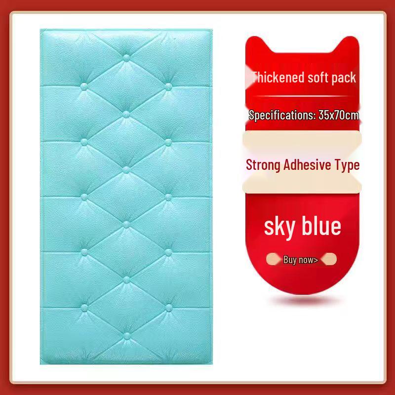 Самоклеящаяся мягкая подушка-спинка для детской прикроватной тумбочки