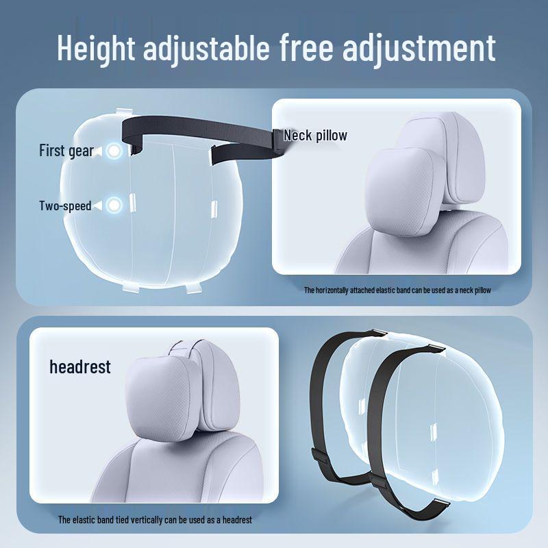 Suitable for XPeng G7: Headrest Neck Pillow & Lumbar Support Set – Car Accessory for Comfort & Interior Decoration.