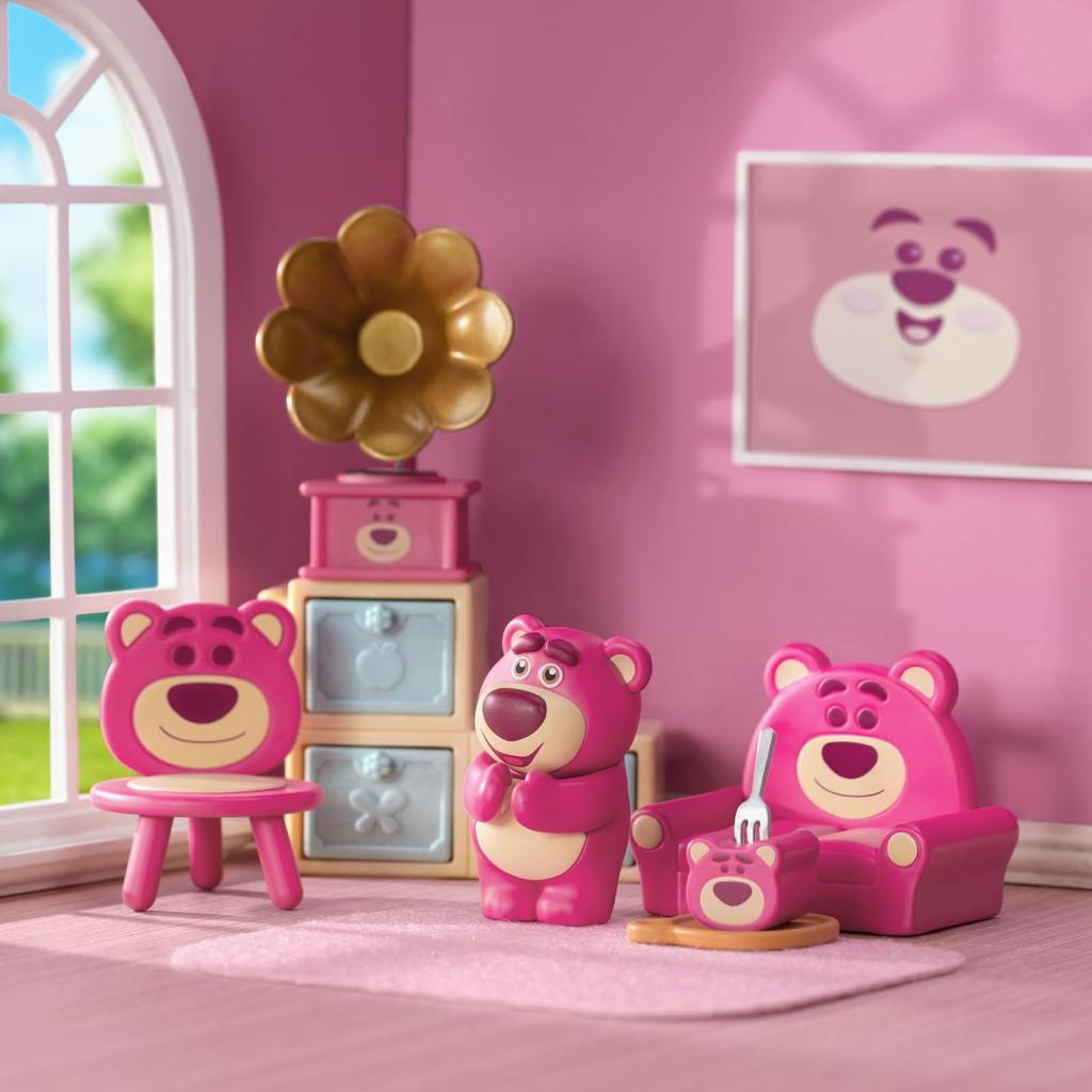 52TOYS Toy Room Series Blind Box Trading Figures Collection Figures Movie Story Hugging Bear Gachapon Desktop Decoration Doll Toys Perfect for Disney