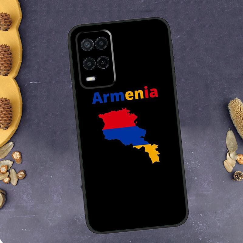 Армения Армянский флаг Чехол для телефона для Oppo A96 A16 A76 A78 A58 A18 A38 A98 A17 A77 A80 A40 A60 A74 A94 A54 A15 A57S