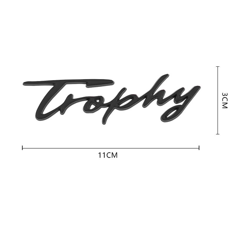 Metal Trophy Badge Emblem Car Rear Truck Window Stickers Decals Car Styling For Morris Garages M-G MG5 MG6 ZS HS MG3 XPower