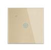 SLS EU Standard Smart WiFi Wall Light Switch Crystal Glass Touch Panel PC Material 10A Max. Alexa Remote Control Integration