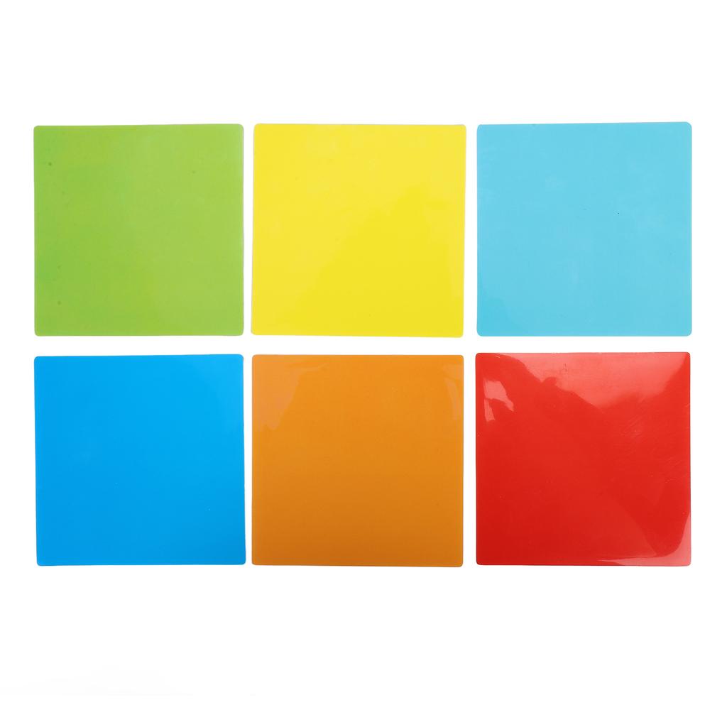 12pcs Dry Erase Sticker Colorful Waterproof Reusable Whiteboard Stick Note with Marker for Wall