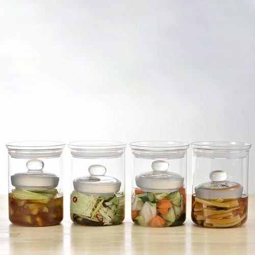 Стакан для солений HARIO Slim, полный объем воды 800 мл, прозрачный TGS-800-T