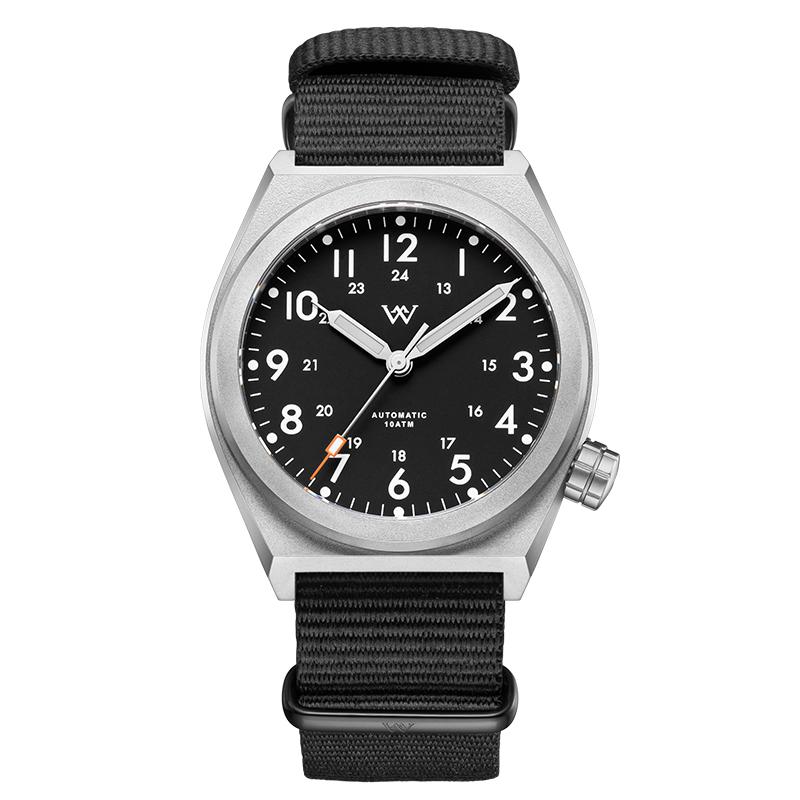 WM Watch Автоматические Механические Пилотские Часы NH35 С Сапфировым Стекло с AR Покрытием 100м Водонепроницаемые Простой Стиль Welly Merck Watches WM216