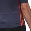 adidas Однотонная полосатая спортивная футболка с логотипом, мужские топы, темно-синие HM6427