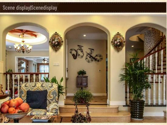 Европейский настенный подвесной орнамент из смолы