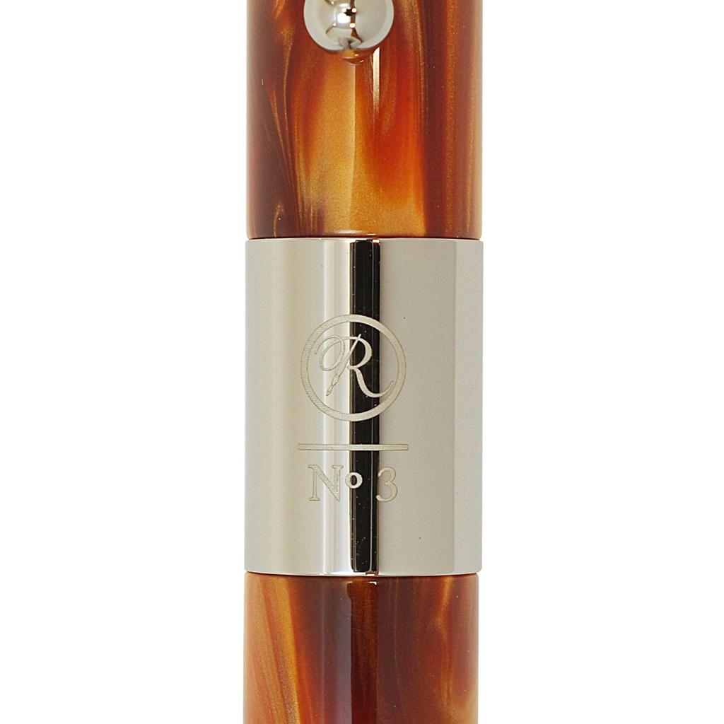 Romeo Itoya ROMEO 3 Ballpoint Pen Thick Shaft Italian Amber R184 No.