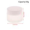 5/10/15/20/30/50/100G Frosted Glass Refillable Ointment Bottles Empty Cosmetic Jar Pot Eye Shadow Face Cream Container