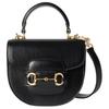 Мини Сумка на Верхнюю Ручку и Через Плечо Gucci Horsebit 1955 из Черной Кожи для Женщин на Каждый День