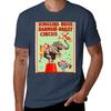 Ringling Bros Barnum  Bailey CIRCUS ACROBATIC WILD ANIMALS Show Lithograph Poster TShirt Performance Workout Short Sleeve Tee