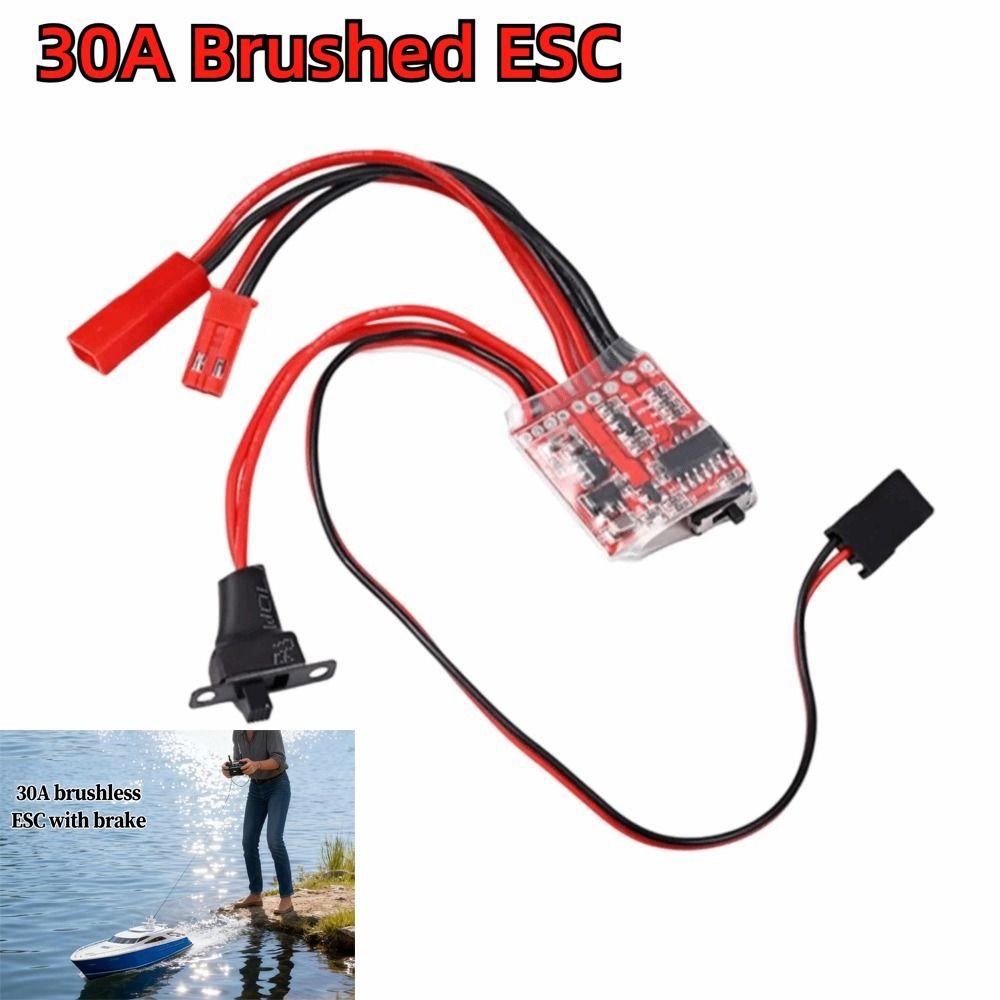 4-8V 2S Electric Speed Controller Brake Function RC Motor Micro ESC Durable 30A Brushed ESC  RC Car