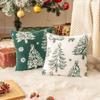 INS Style Christmas Chenille Pillowcase Jacquard Cushion Cover Living Room/Office