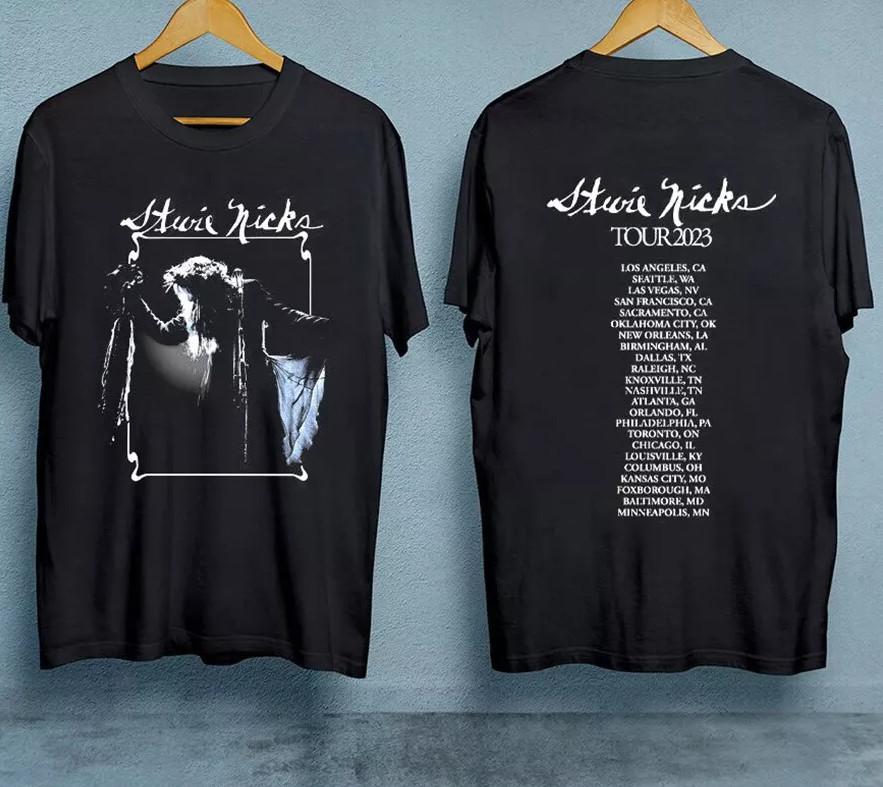 Футболка Stevie Nicks 2023 Tour Мужская Женская Футболки Топ, размер S-4XL