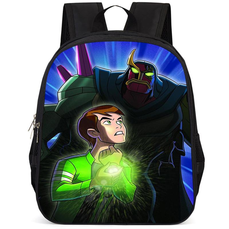 Школьный рюкзак Ben10, 15 дюймов, большой вместимости, легкий, из Оксфорда, для детей