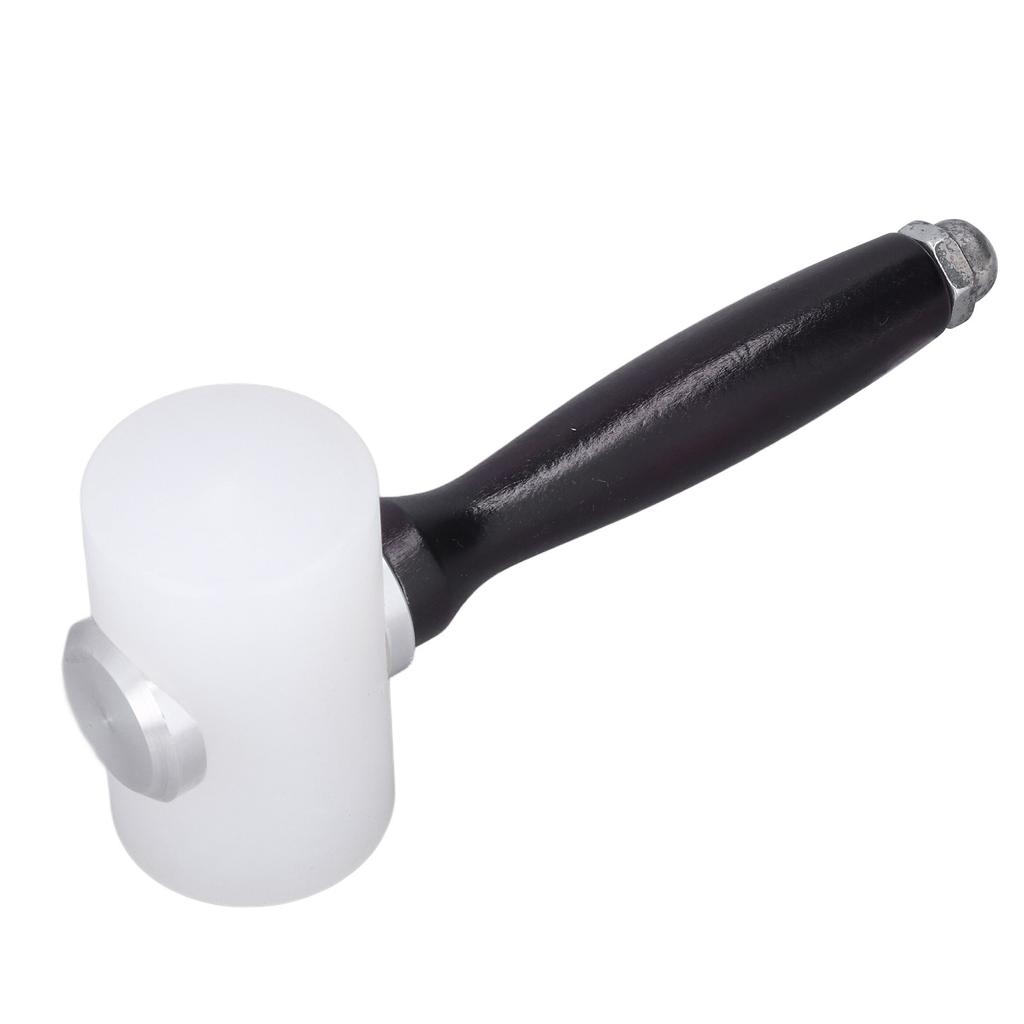 Нейлоновый молоток для резьбы по коже, деревянная ручка, молоток, аксессуары для рукоделия из кожи с принтом