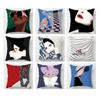 Simple Character Illustration Style Print Cover Car Sofa Cushion Cover Luxury Home Decoration Cushion Cover