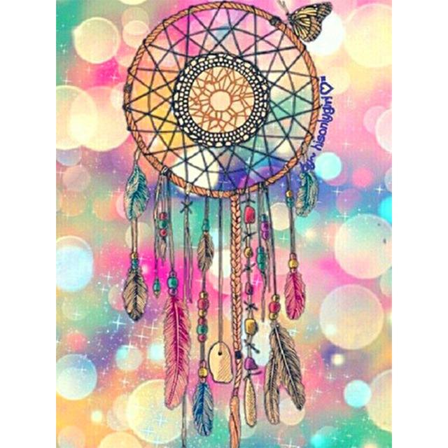 5D Круглая/Квадратная Алмазная картина «сделай сам», домашний цвет, украшение в виде перезвона ветра, Алмазная вышивка, мозаика, художественная живопись