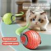 Cat Interactive Ball Rechargeable Smart Pet Electric Toy 3 Mode Automatic Rolling Ball Simulated Tail Dog Cat Training Teaser