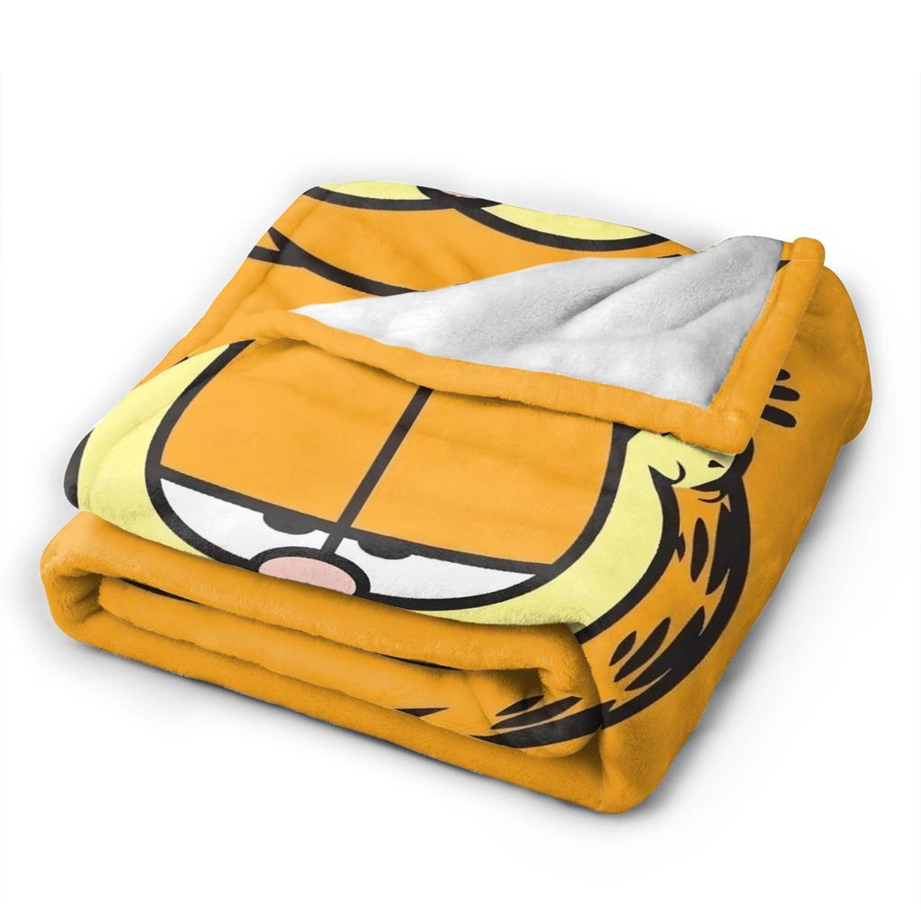 G-Garfields Blanket  Soft Novelty Plush Throw Blanket For Children Living Room Flannel Bedspread Bed Cover