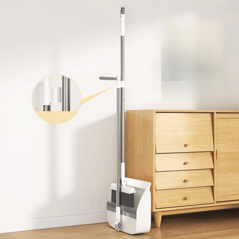 Щетка, лопата, метла, совок, набор, вертикальный складной мягкий мех, не липкий, подметальная щетка, 2 шт. / набор