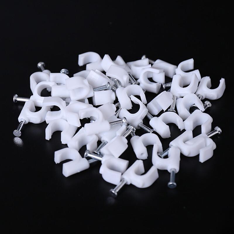 Litie Round Steel Nail Cable Clip