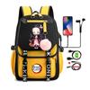 Anime Adults Large Capacity Backpack Bags Demon Slayer Nezuko Kawaii Cartoon School Bag forManga To Travel Daily Girls Bookbags