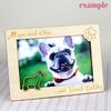 Dachshund Wire-haired, Wiener dog, Badger dog - Photo frame, engraved wooden frame, a lovely gadget for the dog lover by Art-Dog