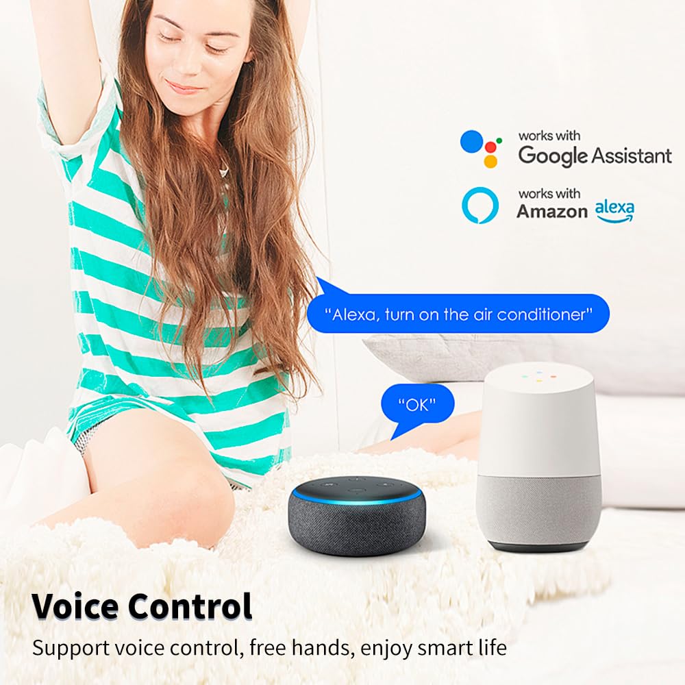 1-4 шт. Tuya Zigbee/Cozylife WiFi Датчик температуры и влажности Мониторинг в реальном времени Удаленный мониторинг через приложение Голосовые оповещения Alexa Google Assistant