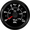 52mm Oil Pressure Gauge 0~10 Bar 0~5Bar Waterproof Car Fuel Pressure Meter 8 Colors Backlight Auto Truck Boat Yacht customized