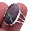 Ruby In Zoisite Handmade Lab-Created 925 Sterling Silver Jewelry Ring S.6 t3C78