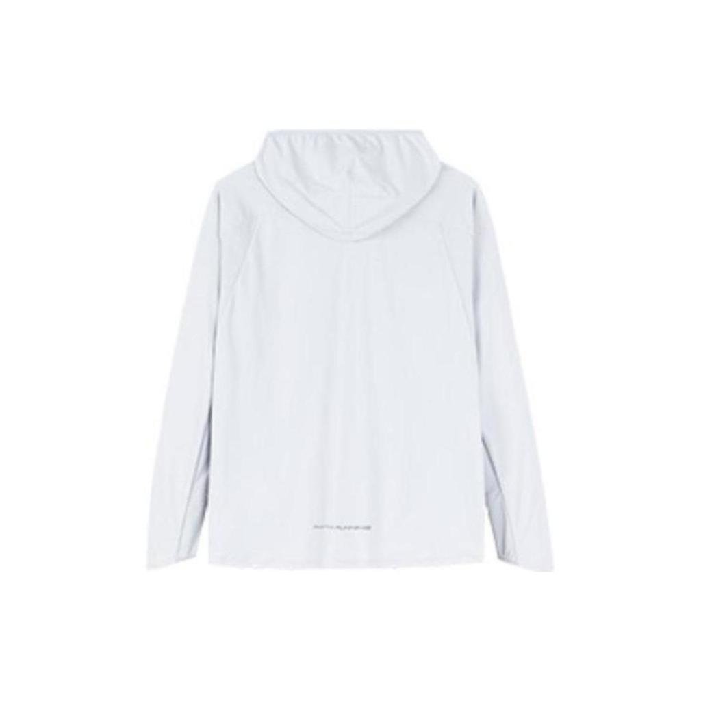 Anta Беговая серия FW22, однотонная спортивная тканая куртка на молнии с логотипом, мужские куртки серого цвета 152235701-1