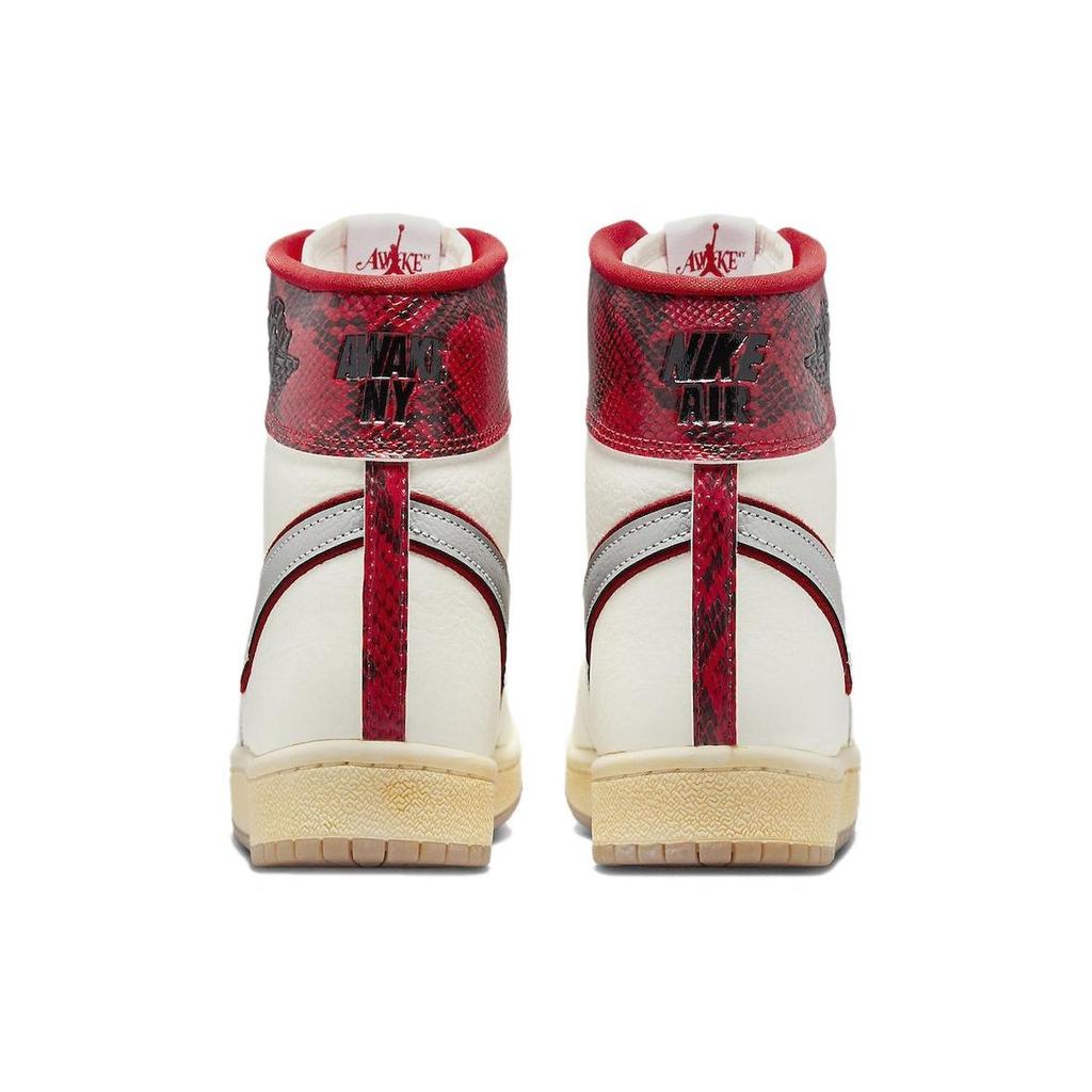 Awake NY x Air Jordan Jordan Air Ship PE SP Университетский красный Унисекс Кроссовки Белый Парусный Черный FN8675-100