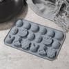 Cartoon Rabbit Shape Easter Silicone Mold Multifunctional Non-stick Baking Mould DIY Soft DIY Candy Mold Candy Making