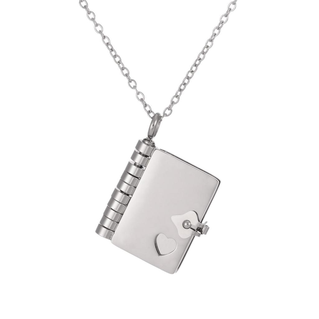 Подвеска-книга из нержавеющей стали с покрытием из 18-каратного золота, с гравировкой, для пар