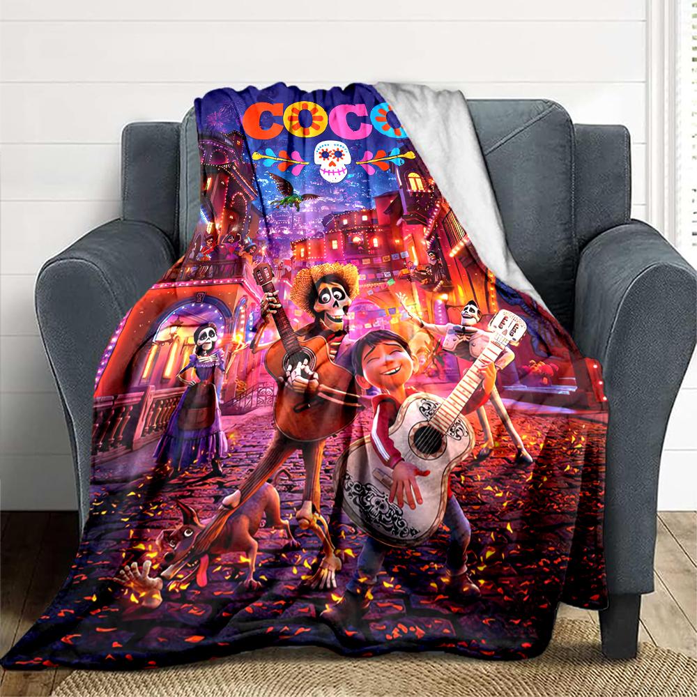 1Pc Cultural Celebration Mexico Blanket Soft And Comfortable Casual Warm Camping Travel Christmas Halloween Xmas Gift M924360