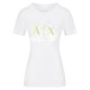 Armani Exchange Круглый вырез Короткий рукав Пуловер Футболка Женские топы Белый 3RYTCDY-JG3Z1-1000