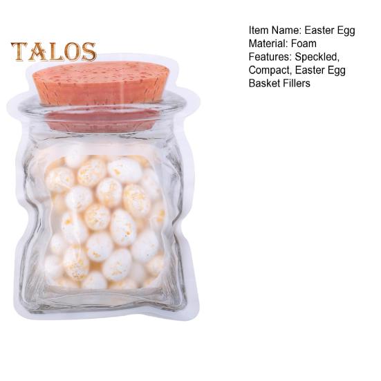 40 шт. поддельных пасхальных яиц, самодельные пенопластовые цветные яйца, наполнители для пасхальных корзин, поддельные пестрые яйца для пасхальных венков, шляп, декора