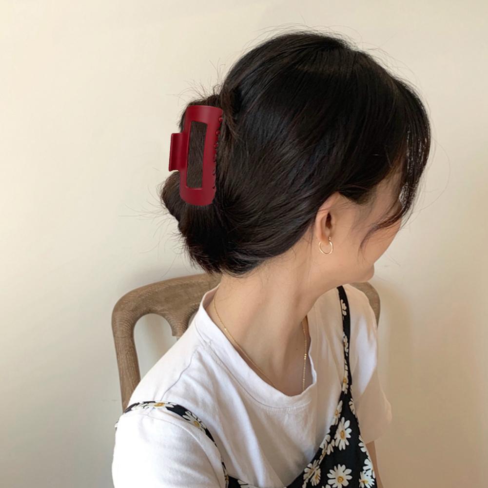 Silicone Soft Claw Clip Nonslip Cloud Clip Flexible Trendy Hair Accessories for Birthday Christmas Gift