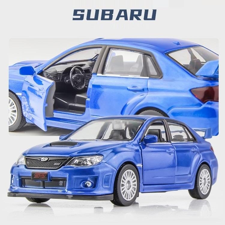 Subaru Impreza WRX STI 2010 Rally Car JDM Simulation Diecast & Toy Vehicle RMZ City 1:36 Alloy Model Gifts For Children