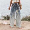 Women's Casual Pants Loose Soft Solid Color  Wide Leg Long Pants High Waist Straight Leg Pants