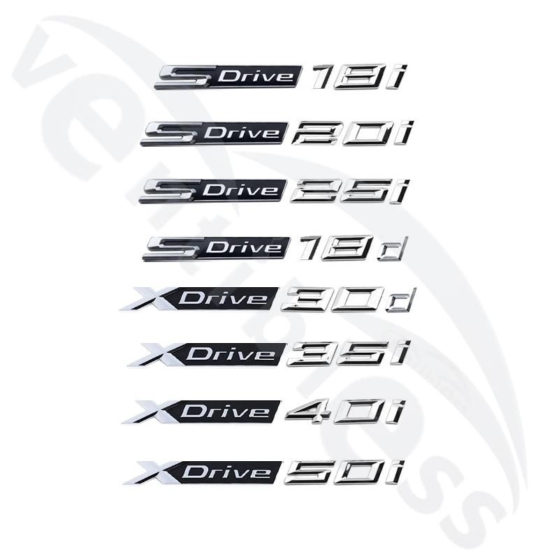 NEW Car Letters Trunk Badge Sticker For THE X1 E84 X2 F48 X3 E83 G01 F25 X4 F26 G02 X5 E53 F15 E70 X6 E71 X7 F16 Emblem